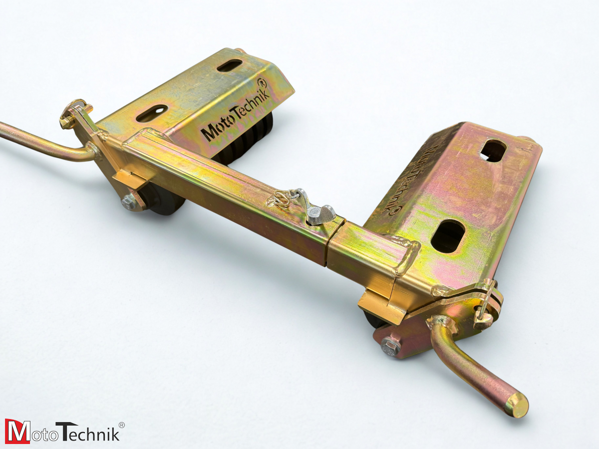 Wózek samozaładowczy z gryfem do unoszenia